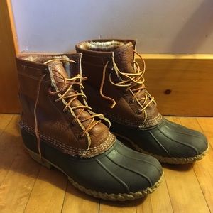 L.L. Bean Sherpa Lined Duck Boots